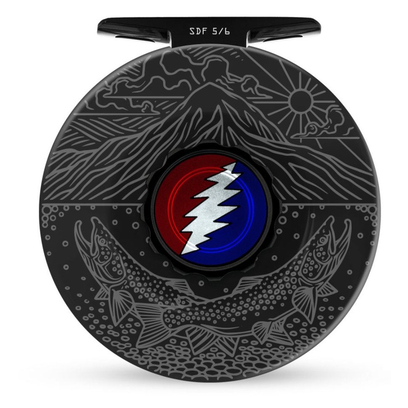 Abel SDF 5/6 Solid – Black Grateful Dead Knob Underwood – Red Handle