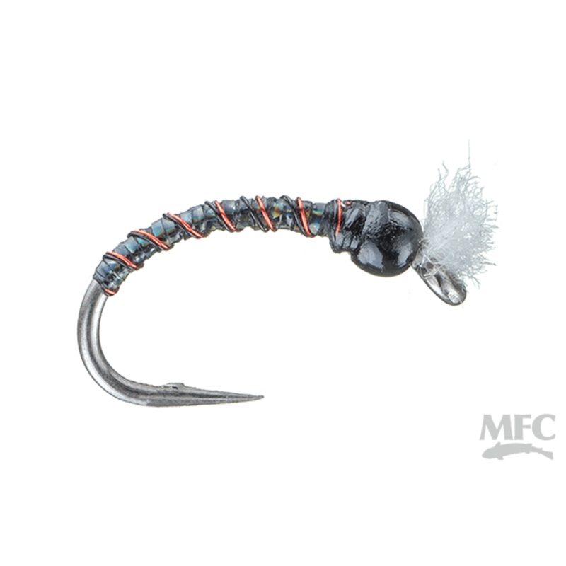 Chan’s Black Holographic Chironomid Pupa – 3 Pack #10