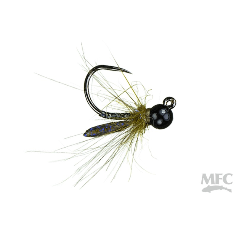 Juan’s Jig UV Kryptonite Caddis – 3 Pack #14 3.3mm Olive