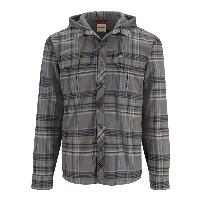 Simms Coldweather Hoody Basswood MC Plaid Small
